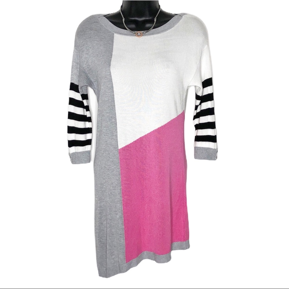 WHITE HOUSE BLACK MARKET colorblock tunic | XS